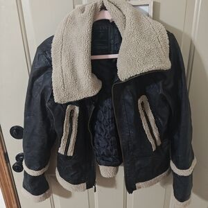 Guess Kids Black and Cream Jacket